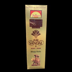 Parimal Sacred Scents Pack of Pure Rose and Chandan Dhoop Batti, for Pooja and Prayer with Dhoop Stand